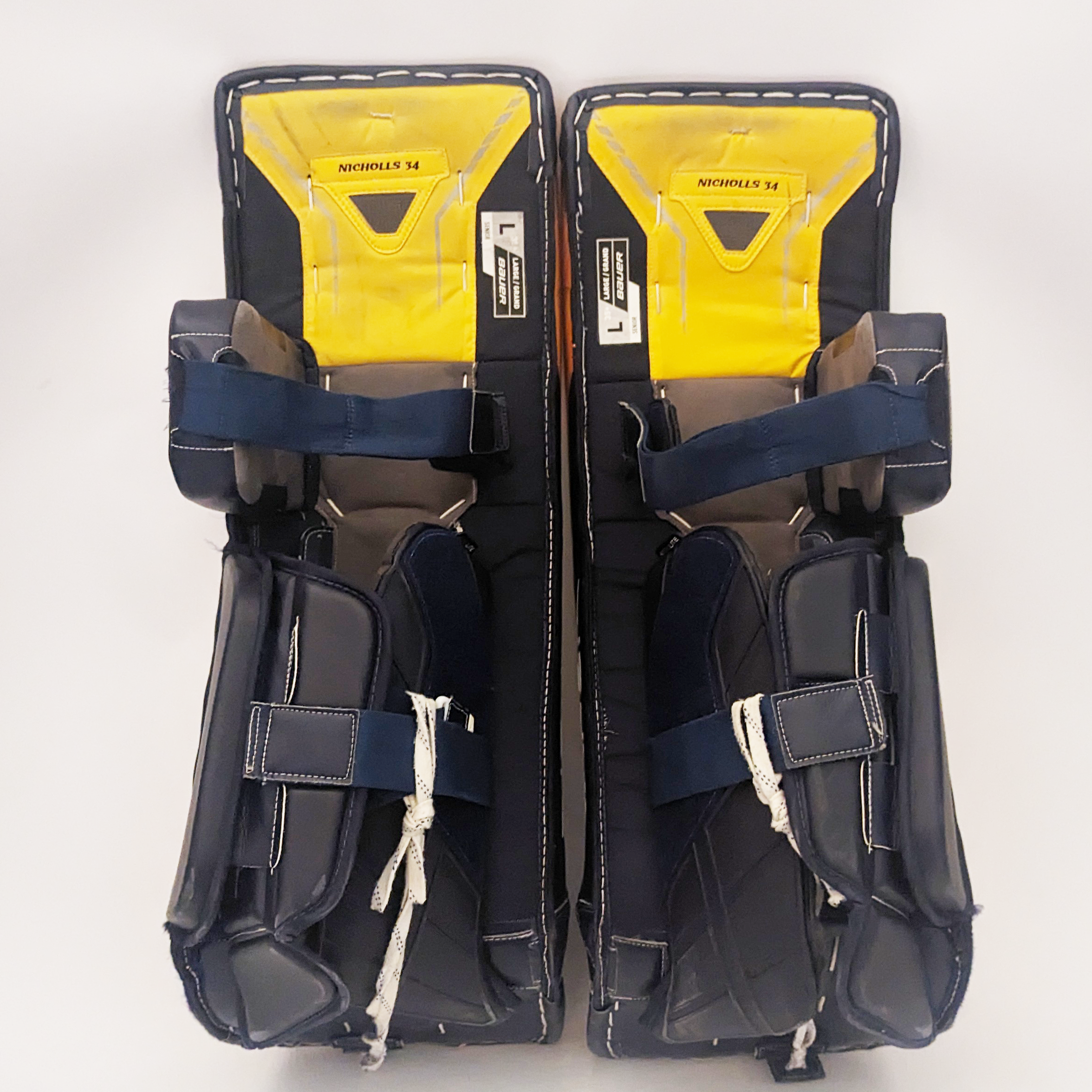 Bauer Vapor HyperLite - Pro Stock Gardien de but (bleu marine/jaune)